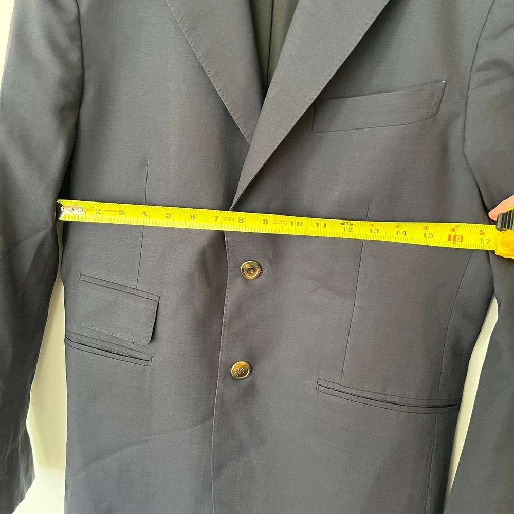 Vivienne Westwood Man Navy Blue 2-Button Blazer Jacket Made in Italy IT 52 US 42 - Picture 7 of 16